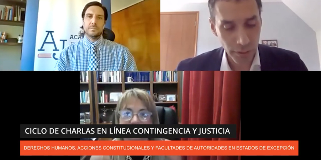 Derechos humanos, acciones constitucionales, estados de excepción / Ángela Vivanco y Sebastián Soto