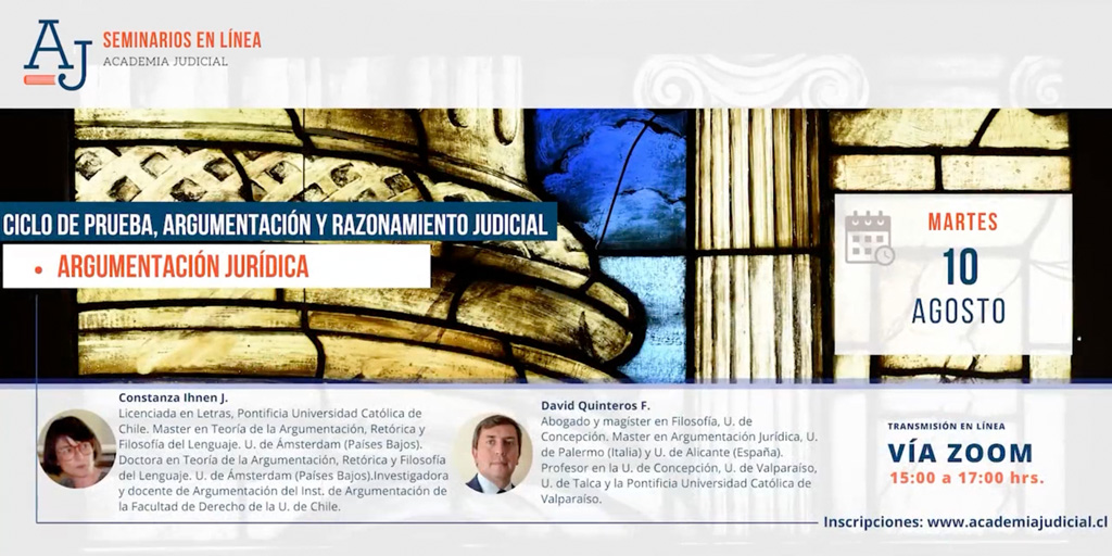 Argumentación jurídica / Constanza Ihnen y David Quintero / Prueba, argumentación y razonamiento judicial