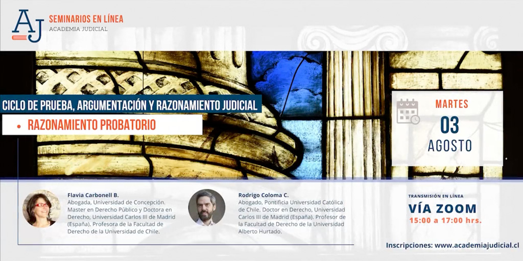 Razonamiento probatorio / Flavia Carbonell y Rodrigo Coloma / Prueba, argumentación y razonamiento judicial