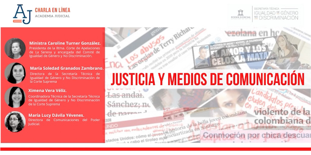 Justicia y medios de comunicación / Caroline Turner, Ma. Soledad Granados, Ximena Vera, Lucy Dávila / Género