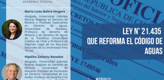 Seminario en línea “Ley N° 21.435 que reforma el Código de Aguas”