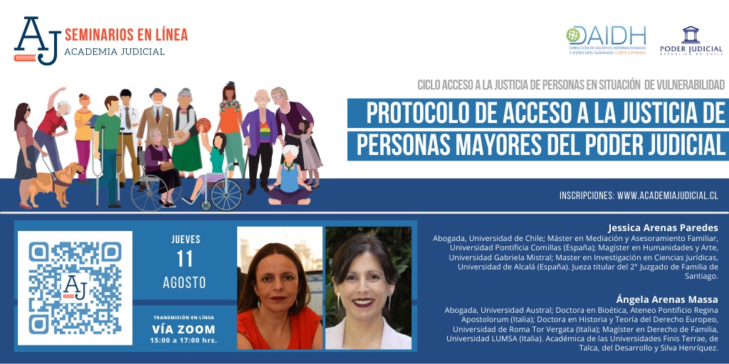 Protocolo de Acceso a la Justicia de Personas Mayores / Jessica Arenas y Ángela Arenas / DDHH, PJUD