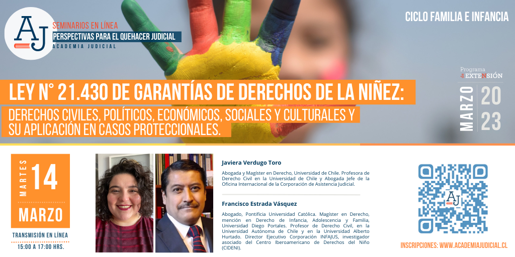 Ley N° 21.430: Derechos civiles, políticos, econ., soc. y culturales en casos proteccionales / Javiera Verdugo y Francisco Estrada / Familia