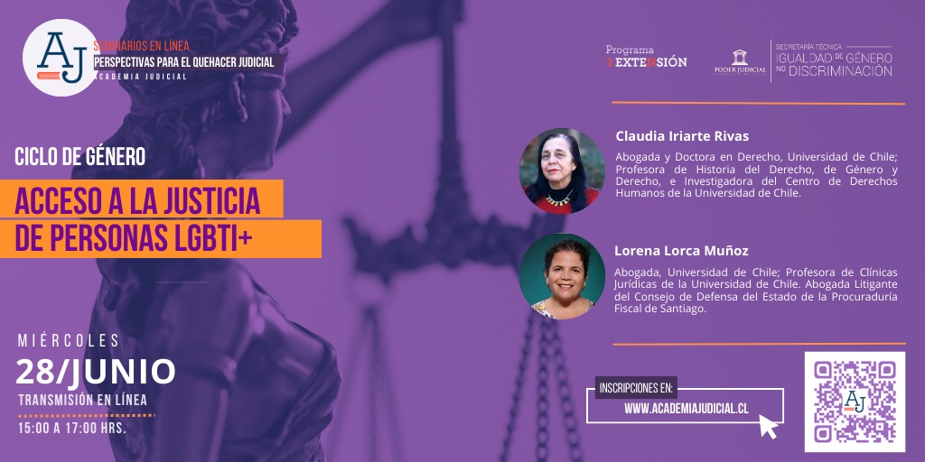 Acceso a la justicia de personas LGBTIQ+ / Claudia Iriarte, Lorena Lorca / Género