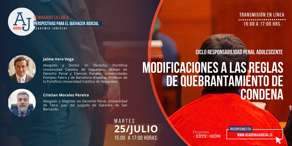 Modificaciones a las reglas de quebrantamiento de condena / Jaime Vera, Cristian Morales / Penal