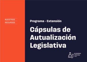 Cápsulas de actualización legislativa