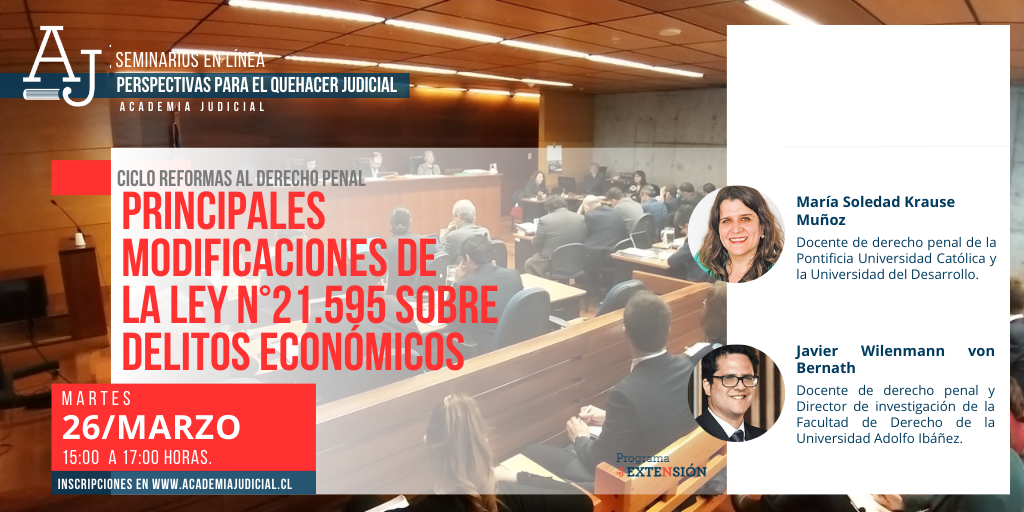 Principales modificaciones de la Ley N°21.595 sobre Delitos Económicos / María Soledad Krause, Javier Wilenmann / Penal