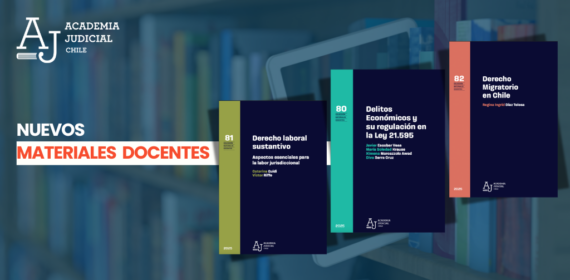 Academia Judicial presenta tres nuevos materiales docentes sobre migración, derecho laboral y delitos económicos