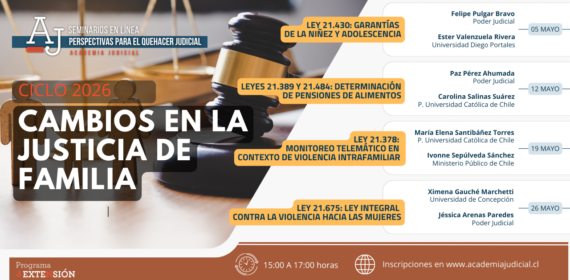 Seminarios en línea: Ciclo Cambios en la justicia de familia, mayo 2026