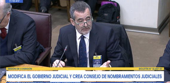 Director de la Academia Judicial participó en sesión de la Comisión de Constitución del Senado sobre gobierno judicial y nombramientos