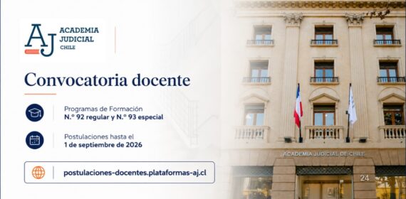 Convocatoria docente para Programas de Formación N.º 92 regular y N.º 93 especial: postulaciones abiertas hasta el 1 de septiembre