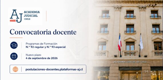 Convocatoria docente para Programas de Formación N.º 92 regular y N.º 93 especial: plazo ampliado hasta el 4 de septiembre